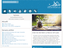 Tablet Screenshot of darulhadith.com